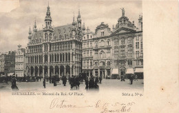 BELGIQUE - Bruxelles - Vue Générale De La Maison Du Roi - Grand'Place - Animé - Carte Postale Ancienne - Monumenti, Edifici