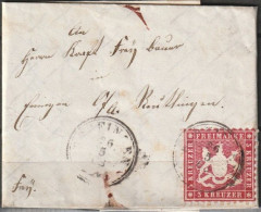 Württemberg 1863 Mi-Nr.26 Brief Diverse Laufstempel Ansehen  ( D 4188) Günstige Versandkosten - Storia Postale