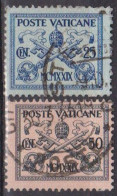 Armoiries Pontificales - VATICAN - Clés, Tiare - N° 29-31 - 1929 - Usados
