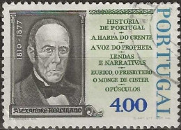 PORTUGAL 1977 Death Centenary Of Alexandre Herculano (writer And Politician) - 4e Alexandre Herculano FU - Usado