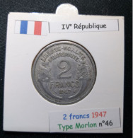 France 1947 2 Francs Type Morlon (réf Gadoury N°538b) - 2 Francs