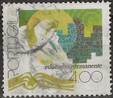 PORTUGAL 1977 Permanent Education - 4e. - Child And Computer FU - Used Stamps