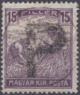 Hongrie 1919 Timbre Taxe De Nécessité Surcharge P (J23) - Postage Due
