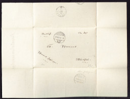 1871 Amtsbrief Aus Zofingen über Brugg Nach Mönthal. Rückseitig Ankunftsstempel - ...-1845 Prephilately