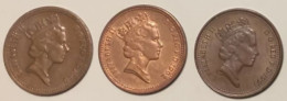 GRAN BRETAGNA 1 PENNY 1990-92-93 - 1 Penny & 1 New Penny