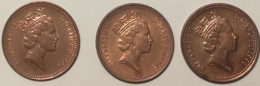 GRAN BRETAGNA 1 PENNY 1994-95-96 - 1 Penny & 1 New Penny