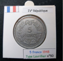 France 1948 5 Francs Type Lavrillier (réf Gadoury N°766a) - 5 Francs