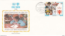 International Year Of The Child Cuba FDC Mi Nr. 2403 Yv A312 1979 - FDC