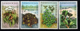 1975 Territorio Britannico Oceano Indiano, Flora E Fiori Selvaggi, Serie Completa Nuova (**) - Territorio Britannico Dell'Oceano Indiano