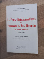 Lemouzi. Correze.limousin.n 86 Bis.les états Généraux Des Fonds Des Paroisses Du Bas-limousin. 1983. - Tourismus Und Gegenden