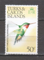 Turks & Caicos Islands 1973 Mi 319 X Or Y MNH HUMMINGBIRD - Segler & Kolibris