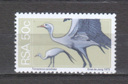 South Africa 1974 Mi 461 MNH CRANES - BIRDS  - Gru & Uccelli Trampolieri