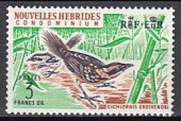 Nouvelles Hebrides 1968 (MNH) (Mi 266a) - Bismarck Thicketbird (Cincloramphus Grosvenori) - Collections, Lots & Series