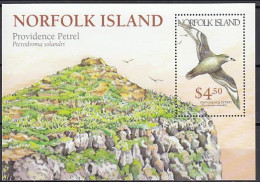 Norfolk 1999 ((MNH) (Mi BL30) - Providence Petrel (Pterodroma Solandri) - Collections, Lots & Series