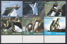 New Zealand 2001 (MNH) (Mi 1949-1954) - Southern Rockhopper Penguin.......Yellow-eyed Penguin - Collections, Lots & Series