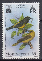 Montserrat 1985 (MNH) (Mi 567) - Montserrat Oriole (Icterus Oberi) - Collections, Lots & Series