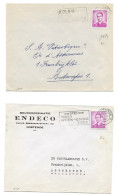 2 Pcs Rolzegels / Rouleaux  R4 Oostende 1961 + R 21 Knokke 1969 Type Marchand - Lettres & Documents