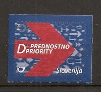SLOVENIA 2016,REPRINT D PRIORITY STAMP,MNH - Slowenien
