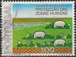 PORTUGAL 1976 Water Conservation. Protection Of Humid Zones - 1e. - Sheep Grazing FU - Used Stamps
