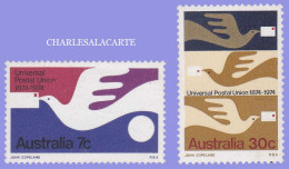 AUSTRALIA 1974  CENTENARY U.P.U.   S.G. 576-577  U.M. N.S.C. - Ongebruikt