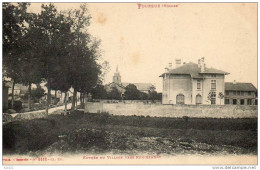 POUXEUX Entrée Du Village Vers Remiremont - Pouxeux Eloyes