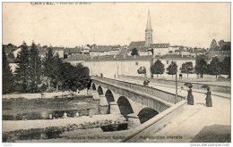 CHATEL SUR MOSELLE Pont Sur La Moselle Voyagée Timbrée En 1907 - Chatel Sur Moselle