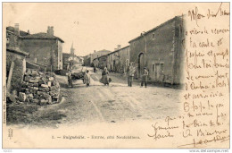 BULGNEVILLE Entrée Côté Neufchâteau Voyagée Timbrée En 1904 Dos Non Divisé - Bulgneville