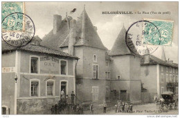 BULGNEVILLE La Place  Voyagée Timbrée En 1904 - Bulgneville