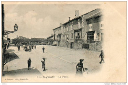 BULGNEVILLE La Place  Voyagée Timbrée En 1904 - Bulgneville