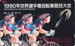 TC JAPON / 110-92089 - FEMME - Cyclisme Velo Bicycle Bike - GIRL SPORT CYCLING CHAMPIONSHIP JAPAN Free Phonecard - 197 - Sport