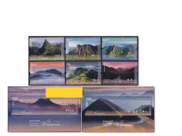 China 2023 Hong Kong Stamp, Hong Kong Natural Landscape - Mountains,MNH 6v+2 MS - Nuovi