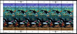 UN UNO Genf 1992 - Mi.Nr. 213 - 214 Postfrisch MNH - Kleinbogen - Tiere Animals - Blocks & Kleinbögen