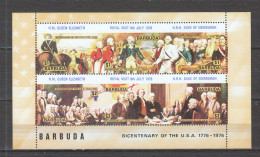 Barbuda 1976 Mi Block 17 MNH BICENTENARY USA  - Us Independence