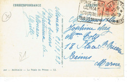 81 Monaco Albert 1er Daguin 21-09-1928 - Briefe U. Dokumente