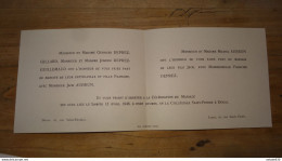 FP Mariage, NORD, Jack AUBRUN Et Francine DEPREZ A Douai En 1946 + Carton Fiancailles 1945 .... PHI.... E2-47 - Mariage