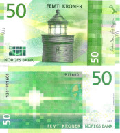 Norway 50 Kroner 2017 P-53 UNC - Norway