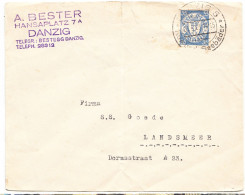 DEUTSCHLAND Brief Danzig, 24 Mai 1928 Nach Landsmeer - Lettres & Documents