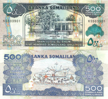 Somaliland 500 Shillings 2011 P-6h UNC - Somalië