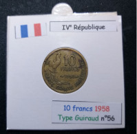 France 1958 10 Francs Type Guiraud (réf Gadoury N°812) - 10 Francs