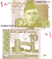 Pakistan 10 Rupees 2022 P-45q(2) UNC - Pakistán