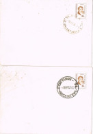 53043. Dos Tarjetas  FRAGA Y FORTUNA (Argentina) 1974 Y 1979 - Covers & Documents