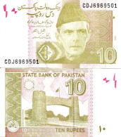 Pakistan 10 Rupees 2023 P-45r UNC - Pakistán