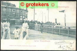 SCHEVENINGEN Op Het Wandelhoofd 1902 Ed: Schaefer, Amsterdam Van Militair Naar Militair - Scheveningen