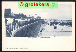 SCHEVENINGEN Strandgezicht ± 1900 Ed: Mevr. A.M. Amiot, Den Haag - Scheveningen
