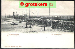 SCHEVENINGEN De Wandelpier ± 1900 Ed: W.R. Weenenk, Den Haag - Scheveningen