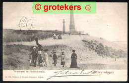 SCHEVENINGEN Vuurtoren En Gedenknaald 1903 Ed: Schaefer, Amsterdam No 733 - Scheveningen