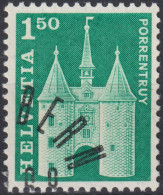 1968 Schweiz ° Zum: CH 422, Mi: CH 886,  Baudenkmäler, Porrentruy - Usati