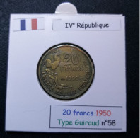 France 1950 20 Francs Type Guiraud (réf Gadoury N°864) - 20 Francs