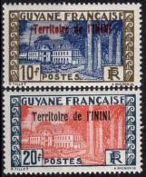 ININI Timbres-Poste N°27* & 28* Neufs Charnières TB Cote : 4€50 - Unused Stamps