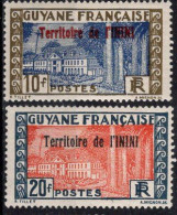 ININI Timbres-Poste N°27* & 28* Neufs Charnières TB Cote : 4€50 - Unused Stamps